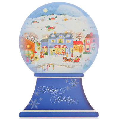 Hallmark贺曼贺卡 创意定制水晶球设计圣诞节贺卡 卡片 5XMS4902