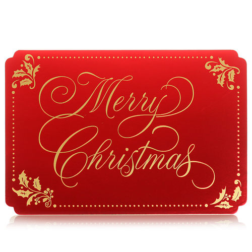 Hallmark贺曼贺卡 圣诞节祝福贺卡1张装 5XMS4906