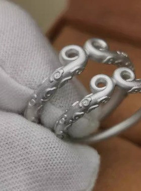 S925银悟空对戒高工艺定制