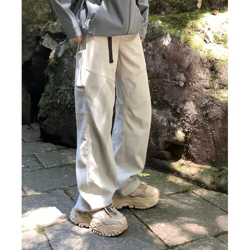 软壳冲锋裤男女同款加厚长裤