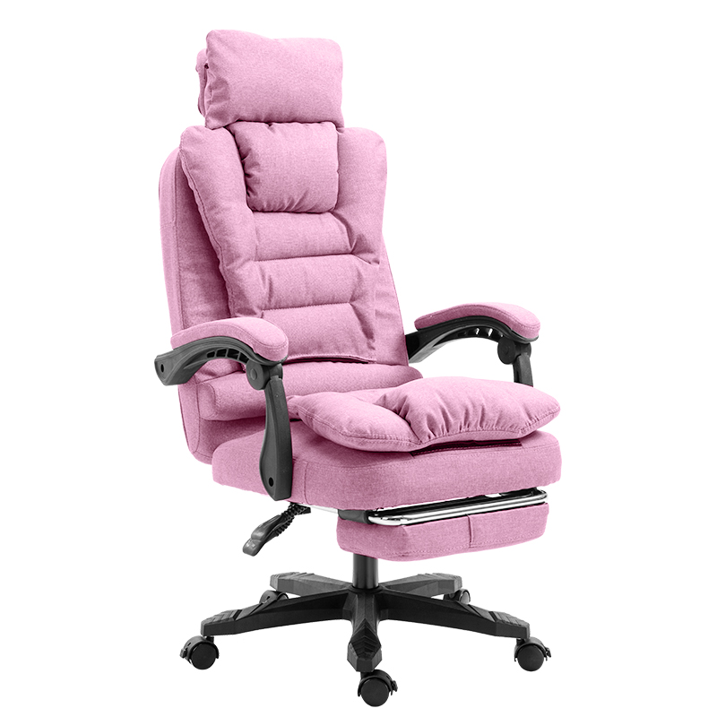 布艺拆洗电脑椅家用舒适久坐人体工学沙发椅子可躺椅午睡办公座椅