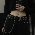 Belt and waist chain set