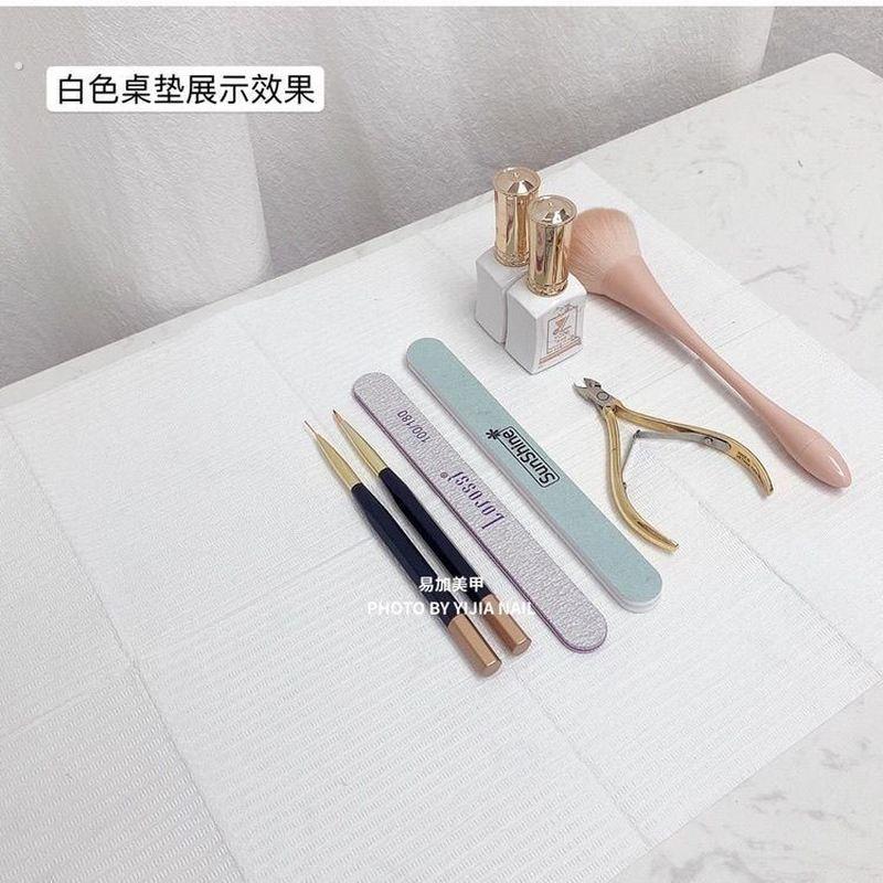 美甲桌面垫布垫纸一次性125张清洁垫手枕垫垫巾纸桌布美甲桌垫纸