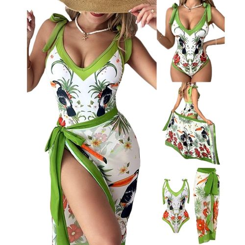 2ps Dress Bikini Swimsuit Beach Cover Up women sexy swimming