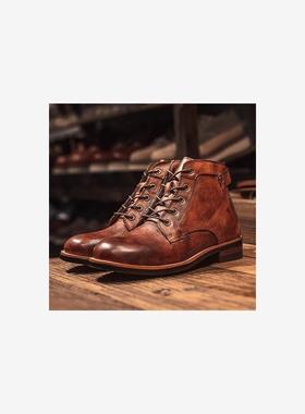 Men Shoes Autumn Winter Military Boots Plus Size大码工装男靴