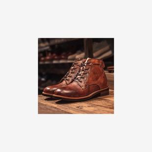 Men Shoes Autumn Winter Military Boots Plus Size大码工装男靴