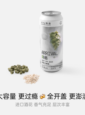 大九酿造旗舰店降临浑浊IPA啤酒清爽500ml易拉罐大罐全开口精酿