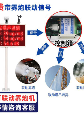 工地扬尘监测系统噪声噪音环境u在线监测pm25pm10扬尘检测仪自动