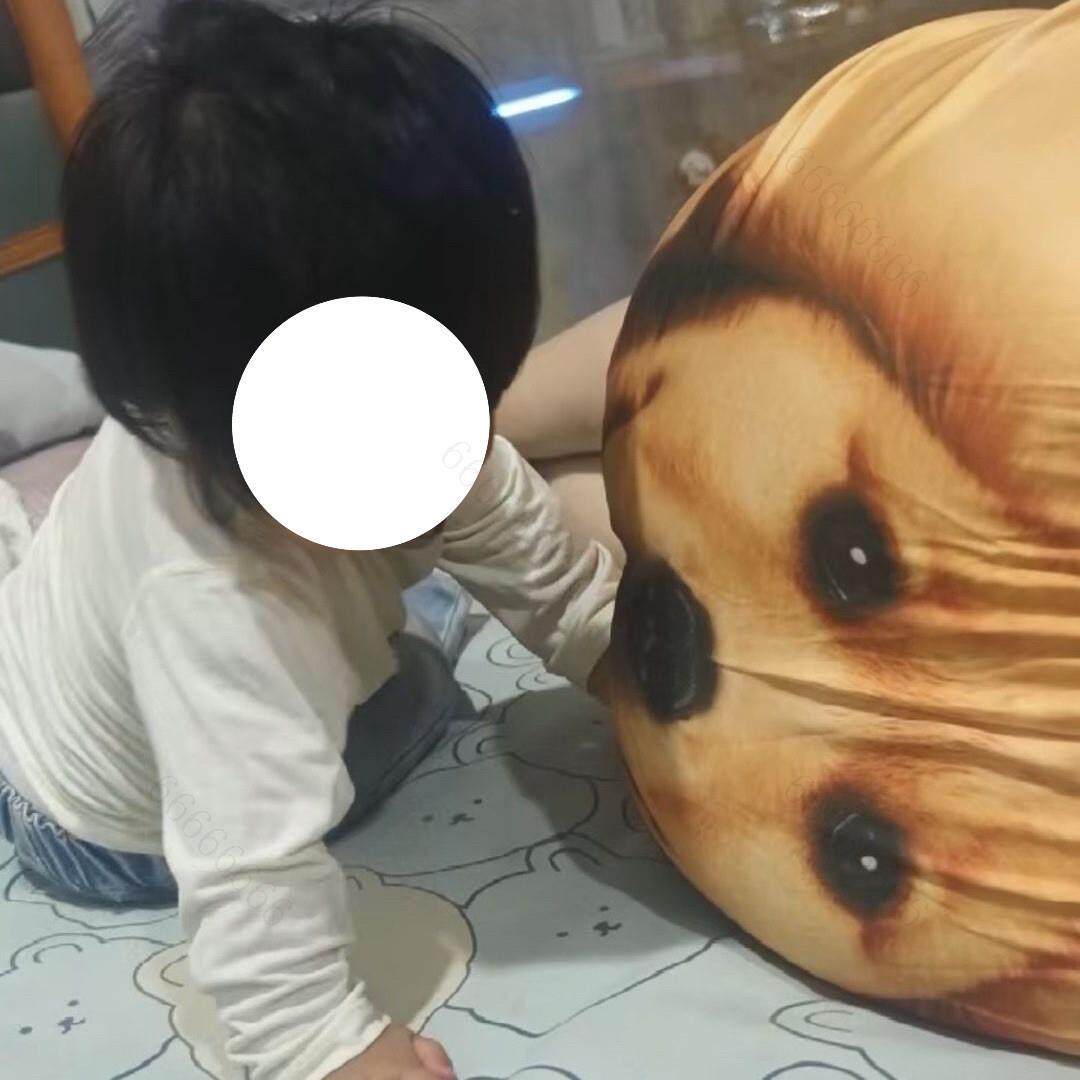 金毛短裤搞笑大狗狗可爱2026休闲裤欧美时尚情侣印花狗头短裤