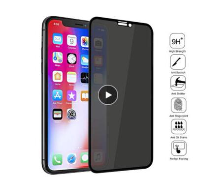 Cover Anti-Spy Screen Privacy Glass Film for Iphone 13 12 X