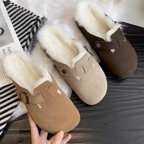 shoeswomen勃肯鞋半拖冬
