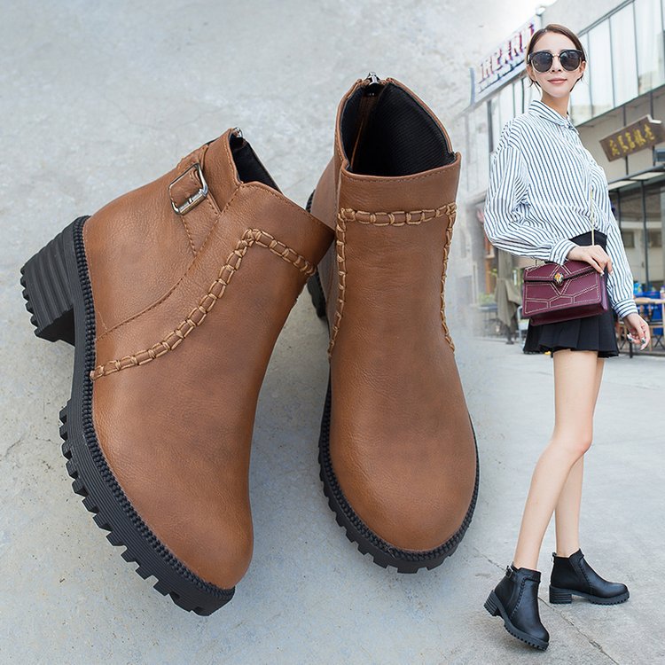 shoeswomen年秋冬新款纯