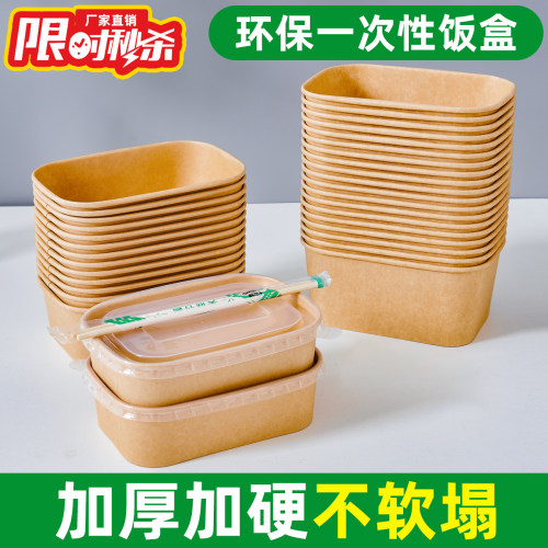 一次性户外春游便当牛皮纸