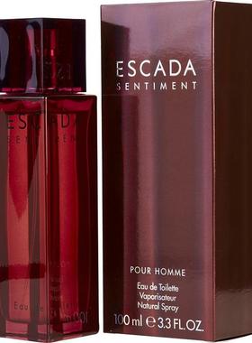 Escada爱斯卡达Sentiment粉红物语男试用体验Q版小样木质馥奇香水