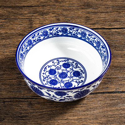 青花瓷陶瓷面碗家用油泼面炸酱面碗兰州牛肉碗拉面碗螺狮粉米线碗