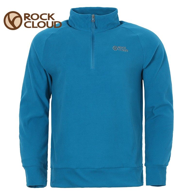 岩云春秋季25新款男士抓绒衣户外运动徒步郊游舒适套头保暖外套