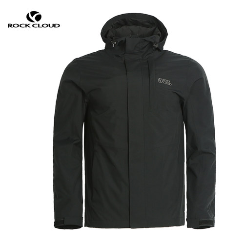 徒步登山郊游防水防风男单冲锋衣