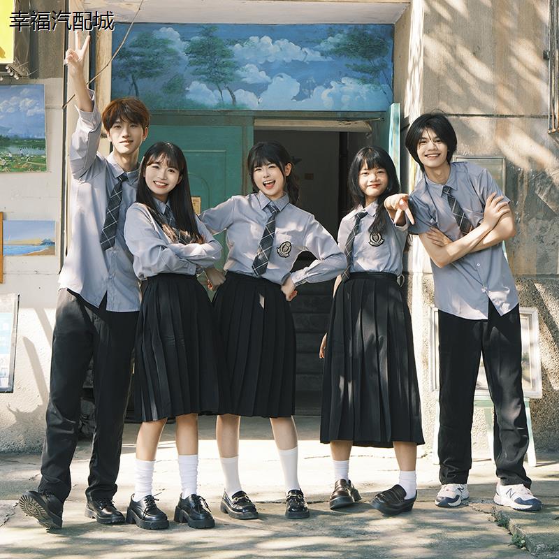 韩版学院风高中学生校服