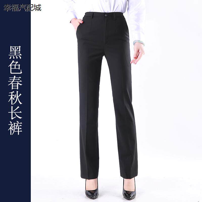 邮政工作服女裤工作裤西装裤银行工装裤西裤工裤职业裤藏青色春夏