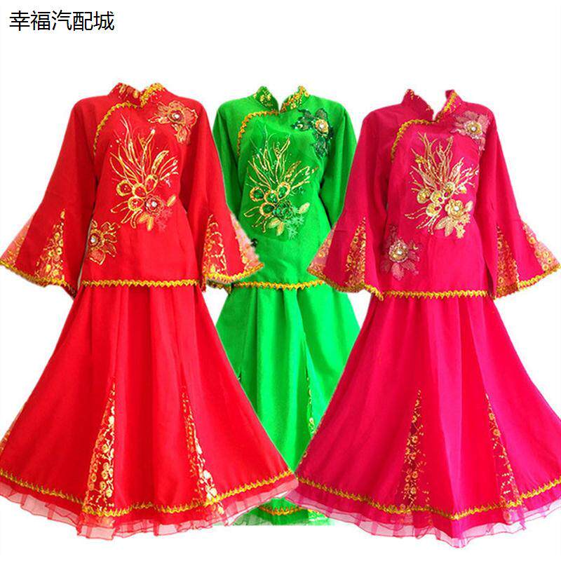 广场舞服装新款套装女民