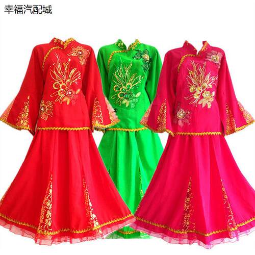 广场舞服装新款套装女民