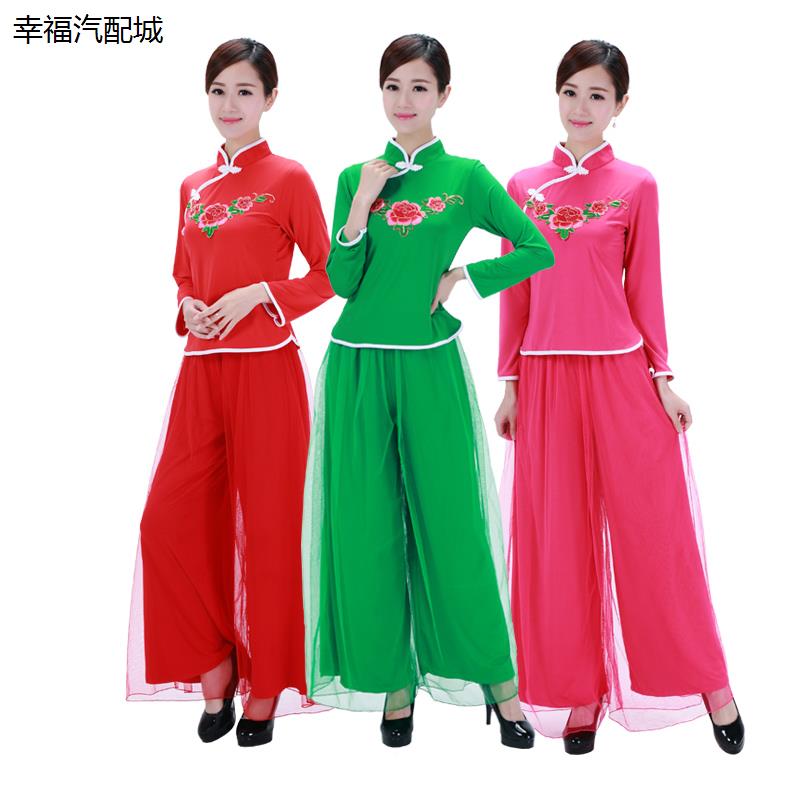 广场舞服装新款套装中老