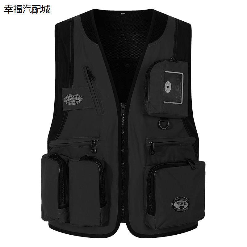 夏季多口袋马甲定制代驾