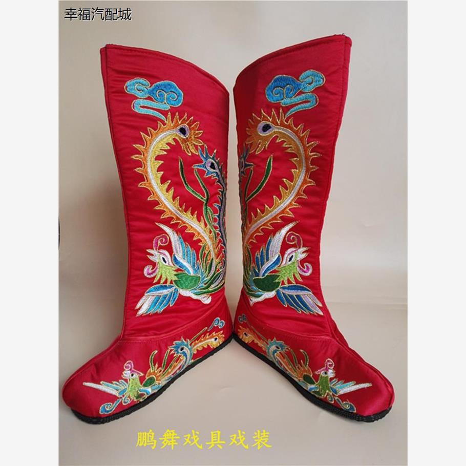 热销戏剧戏曲武旦绣花靴