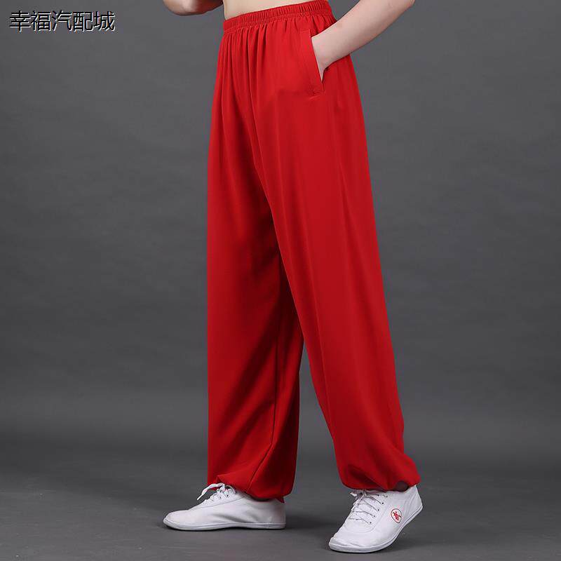 高档太极服裤弹力珍珠棉