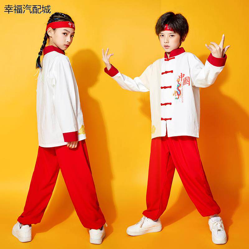儿童武术演出服中国风六