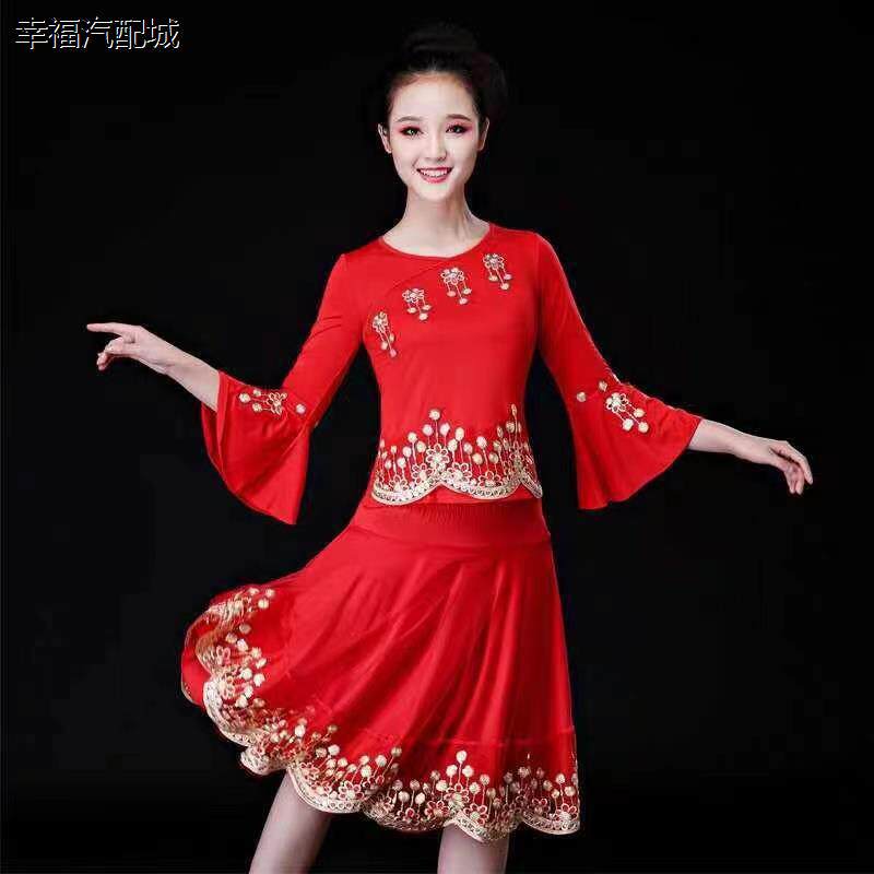 广场舞服装新款套装女春