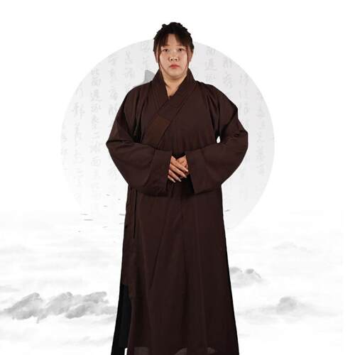 小袖海青居士服禅修长衫
