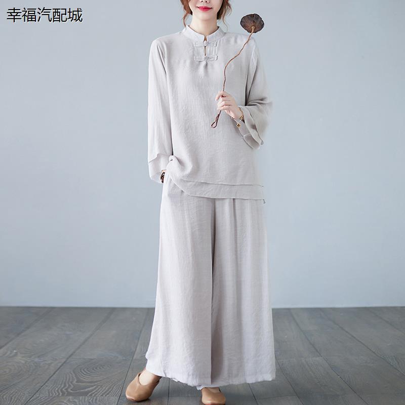 居士服女佛系衣服年轻款