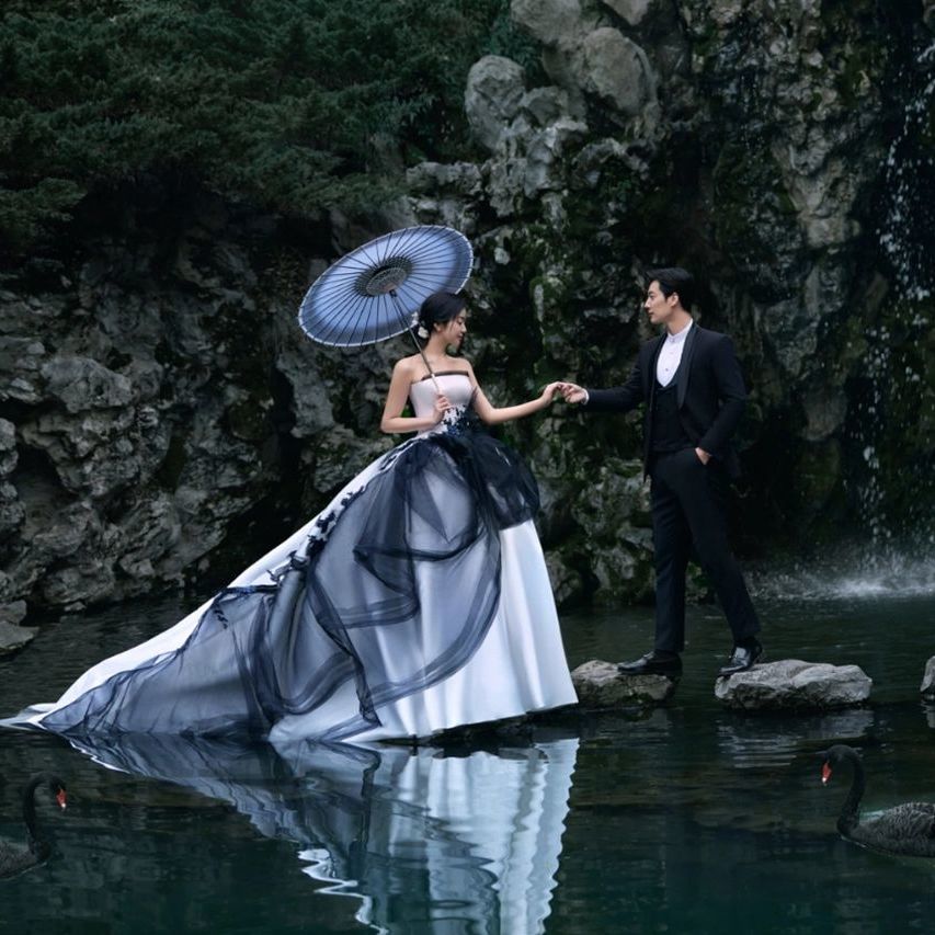  F-248 wedding dress+skirt+The average code is only for the studio studio [Do not take it by individual]   + $47.14 