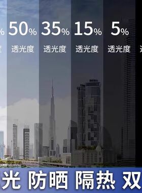 3M玻璃防爆隔热膜窗户贴膜防晒遮阳贴膜纸商铺门店玻璃改色遮光膜