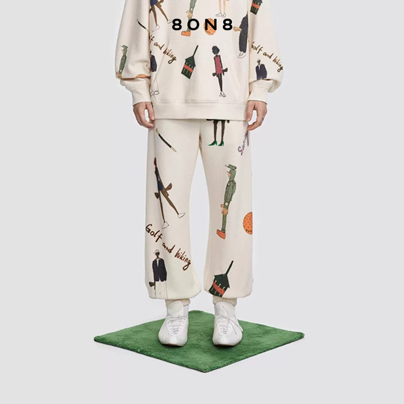 8ON8拉伸俱乐部运动卫裤