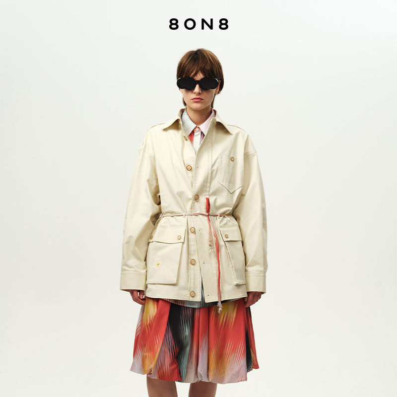 8ON8春季新款沙漠之花工装夹克