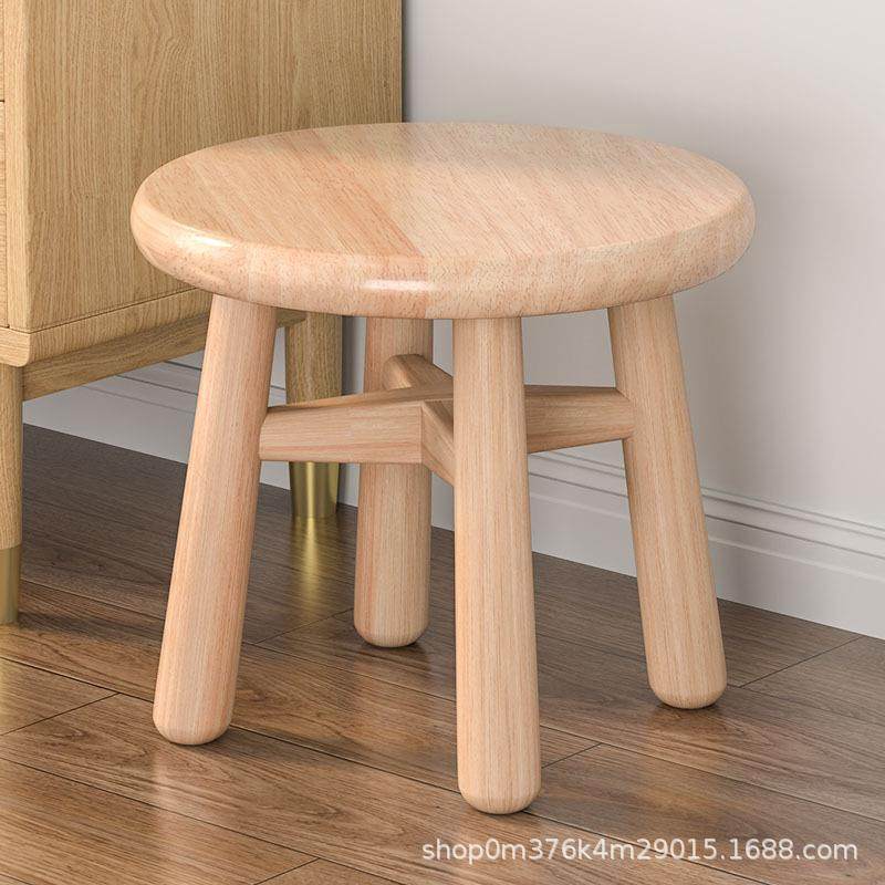 小圆凳实木凳橡木餐凳子原木小板凳家用矮凳整装茶几换鞋凳拉车,五金/工具,草坪网/草坪墙/工地围挡草坪,淘宝优惠券,粉丝福利购,淘宝优惠卷