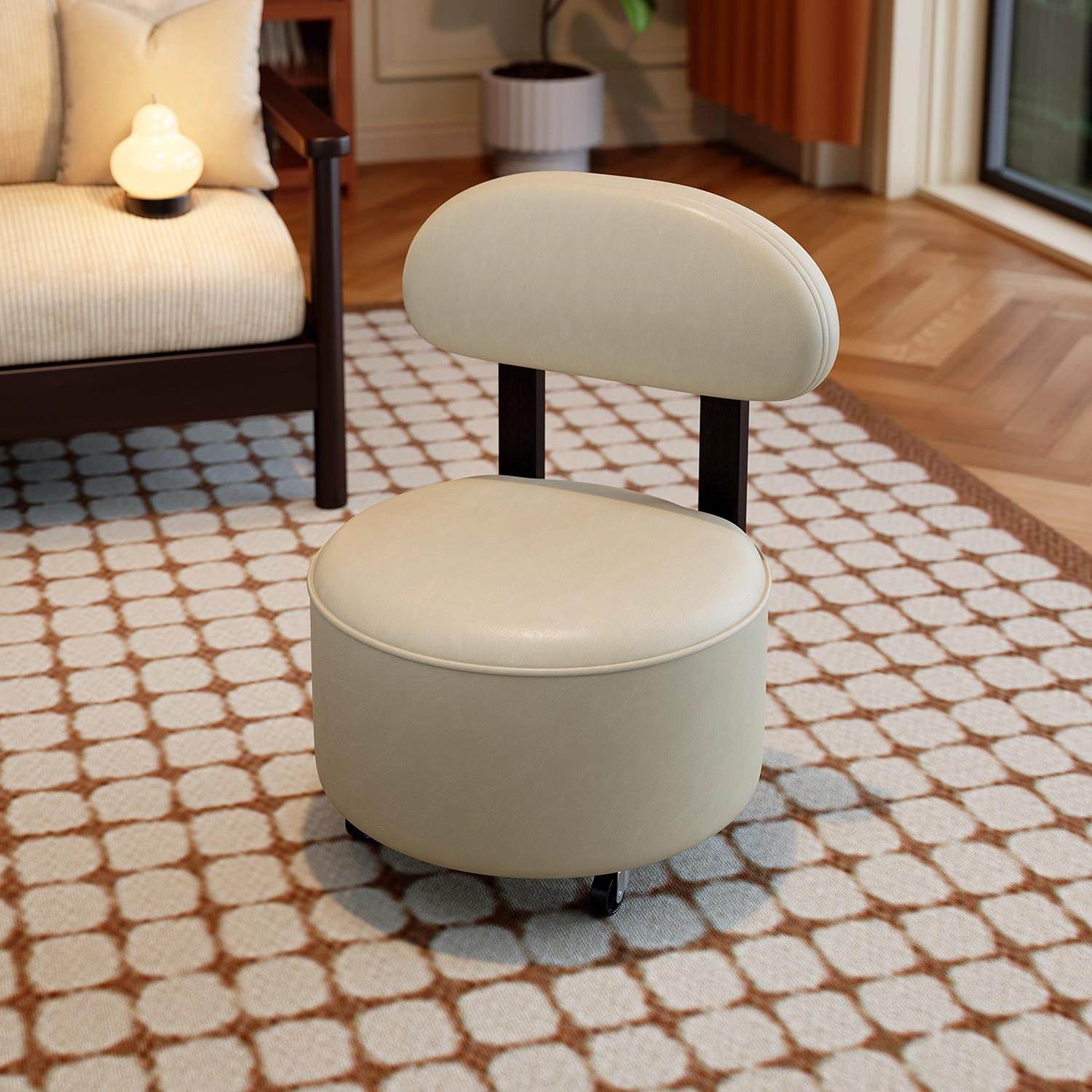 万向轮小凳子实木滑轮矮凳家用换鞋凳儿童小椅子小板凳靠背椅拉车,五金/工具,草坪网/草坪墙/工地围挡草坪,淘宝优惠券,粉丝福利购,淘宝优惠卷