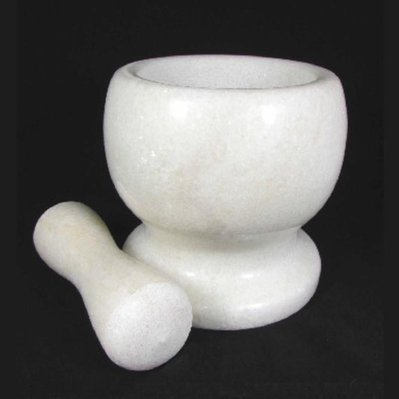 汉白玉大号家用捣蒜器石臼蒜臼子捣碎器蒜泥器捣药罐缸石头捣蒜缸