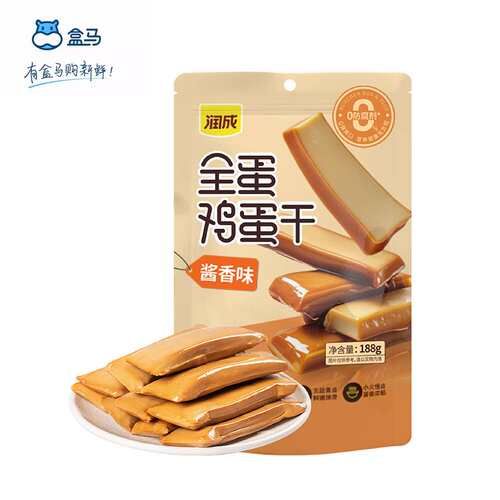 润成全蛋鸡蛋干酱香味休闲零食