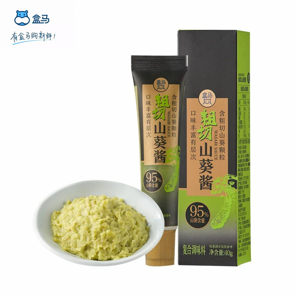 盒马粗切山葵酱40g95%含量图片