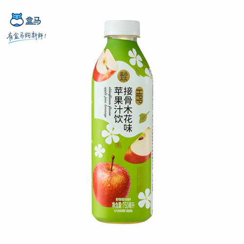 盒马HPP接骨木苹果汁750ml