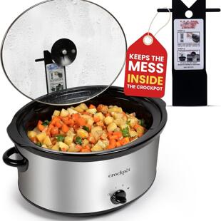 锅盖支架 Crockpot Lid Holder 慢炖锅盖架不锈钢锅盖带垫锅碗瓢