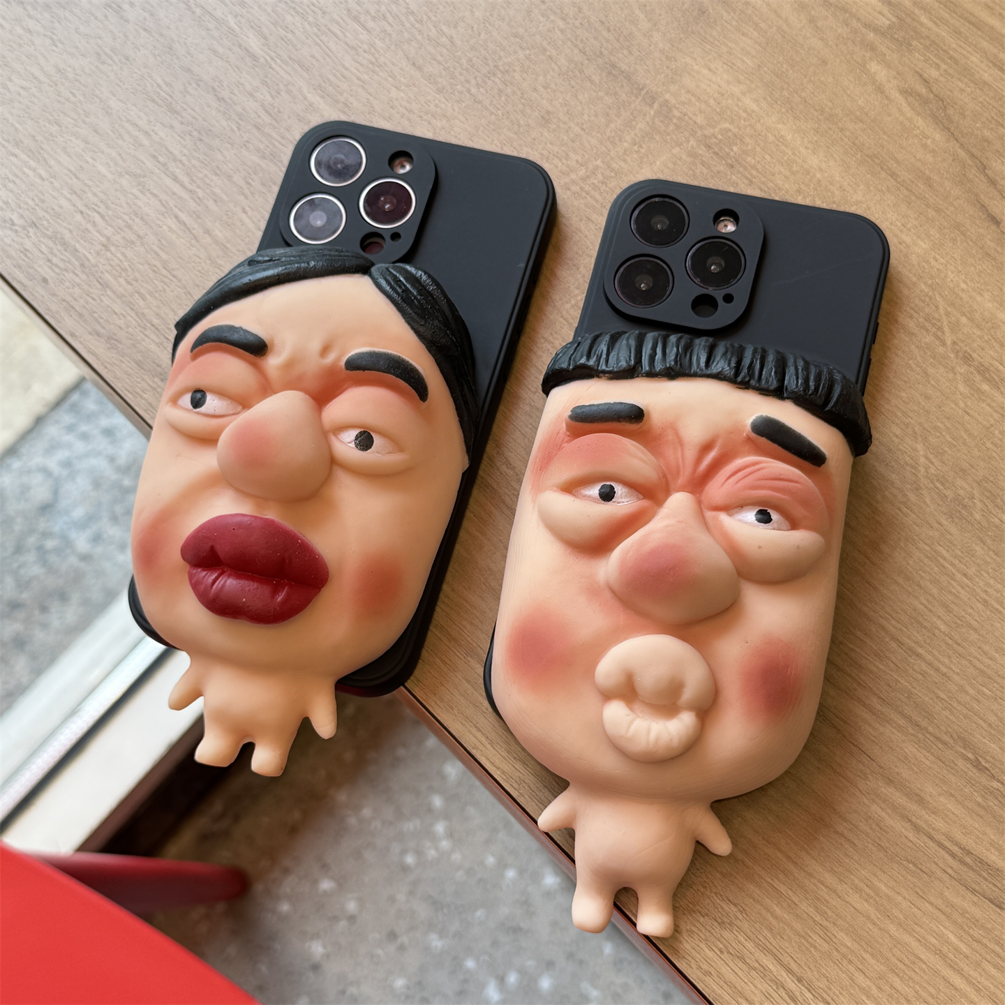 适用vivo解压捏捏丑萌表情手机壳