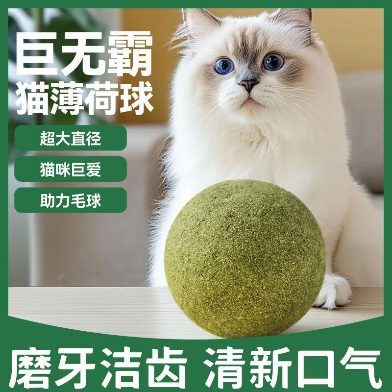 猫薄荷球猫玩具磨牙解馋耐咬解闷神器猫猫咪自嗨舔舔乐用品磨牙球
