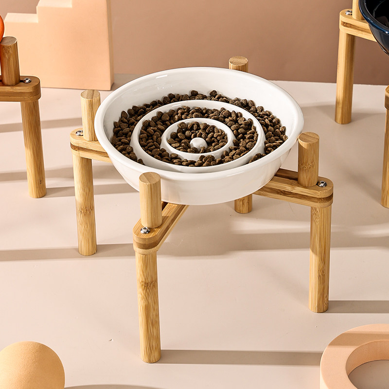 陶瓷慢食碗保护颈椎架子可伸缩狗盆防打翻小型犬狗粮碗防噎狗碗,宠物/宠物食品及用品,猫狗碗/慢食碗,淘宝优惠券,粉丝福利购,淘宝优惠卷