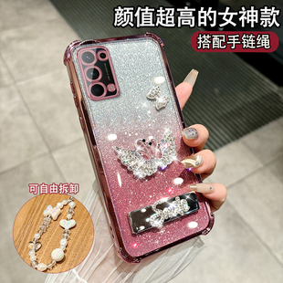 适用于OPPORENO5K手机壳PEGM10硅胶oopr5k保护套reno5k网红reon5k超薄pegm1o女款0pp0ren05k全包软套op5k支架