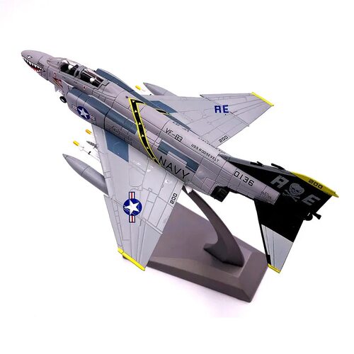 1:100 F-4鬼怪 战斗机 轰炸机 F4海盗旗 美国航母战舰机 飞机