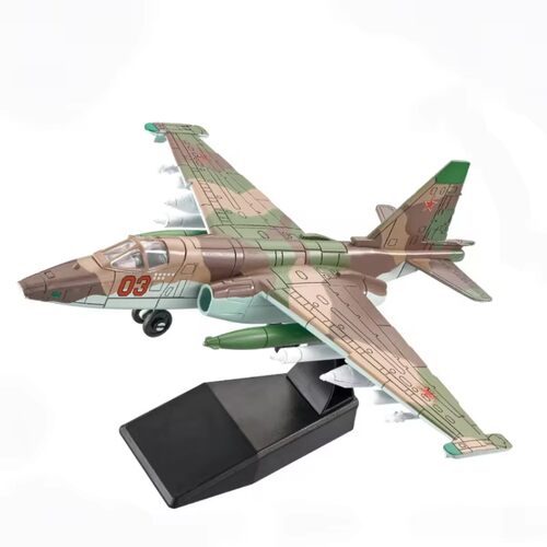 新款SU-25拼装版ABS【EBox】S2-Frog-Plane（new 03）模型摆件